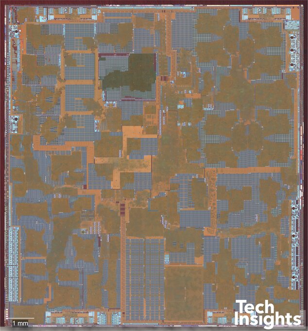 比较高通骁龙8 Gen1和骁龙8+ Gen1 soc的平面图图像